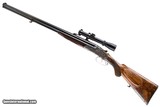 Amazing Weisgerber 3 Barrel sidelock Drilling with Scope - 1 of 8