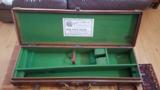 VL&A oak and leather case 12 or 16 GA 28 inch 1 or 2 barrel - 9 of 12