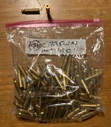 .225 Winchester brass, 76 unfired plus 4, free shipping