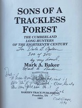 Sons of a Trackless Forest, The Cumberland Long Hunters of the Eighteenth Century - 2 of 6