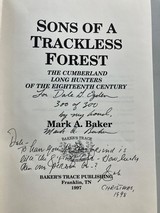 Sons Of A Trackless Forest, The Cumberland Long Hunters of the Eighteenth Century - 2 of 5