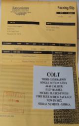 Colt SAA 44-40 Nickel - 6 of 6