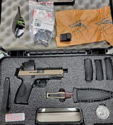 Smith & Wesson M&P9 2.0 FDE Spec Series Kit, Optic Ready, Threaded Bbl. Knife & Coin - 1 of 12