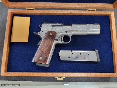 Smith & Wesson SW1911 Machine Engraved .45ACP 5