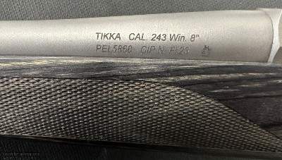 Tikka T3x .243win 22.4