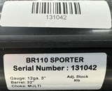 Rizzini BR110 Sporter 12ga 32” Barrel 3” Chamber Adj. Comb. Extended chokes. New in box. - 5 of 5