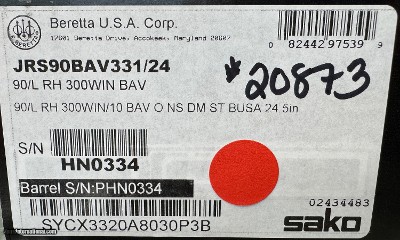 Sako 90 .300win 24.5” Barrel. New in box. - Image 3 of 3