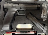 CZ P-10 F Suppressor-Ready, SKU: 89543, 9mm Luger, Magazine Capacity: 21+1, Frame: Fiber-reinforced polymer, Trigger Mech: Striker, Sights: High - 1 of 2