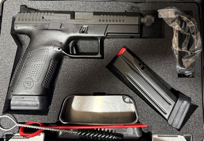 CZ P-10 C Suppressor-Ready, SKU: 89533, 9mm Luger, Magazine Capacity: 17+1, Frame: Fiber-reinforced polymer, Trigger Mech: Striker, Sights: High
