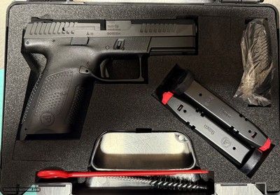 CZ P-10 C 9mm (Low Capacity), SKU: 01531, 9mm Luger, Magazine Capacity: 10+1, Frame: Fiber-reinforced polymer, Trigger Mech: Striker, Sights: Me