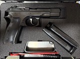 CZ 75 BD – 9mm (low capacity), SKU: 01130, 9mm Luger, Magazine Capacity: 10+1, Magazine Type: Double Stack, Frame: Steel, Grips: Plastic, Trigge - 1 of 2