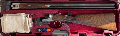 Beretta 486 Parallelo 12ga 28” Barrel Fixed Choke F/M, 3” Chamber. English Stock/Splinter Forend. Comes as pictured new in box. #21763