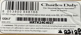 Charles Daly 202 Unsingle/Over Under Combo 12ga 30” Barrels. Adjustable Comb. New in box. 6 Chokes - 4 of 4