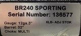 Rizzini BR240 12ga 32” Barrel 3” Chamber Adjustable Comb. New in box with 5 chokes. - 4 of 4
