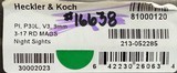 Heckler & Koch P30L V3 9mm 4.4” Barrel. 3x 17-round magazines. HK Night Sights. New in box. #16638 81000120 - 2 of 2
