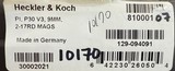 Heckler & Koch P30 V3 9mm 3.85” Barrel. 2x 17-round magazines. HK 3-Dot Sights. New in box. #10170 81000107 - 2 of 2