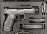 Heckler & Koch VP9 Tactical Optics Ready 9mm 4.7” Threaded Barrel. 3x 17-round magazines. HK Suppressor Height Night Sights. #17038 81000625 - 1 of 2