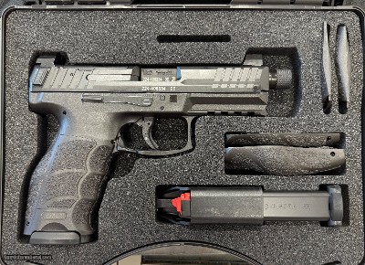 Heckler & Koch VP9 Tactical Optics Ready 9mm 4.7” Threaded Barrel. 3x 17-round magazines. HK Suppressor Height Night Sights. #17038 81000625