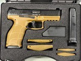 Heckler & Koch VP9 FDE 9mm 4.09” Barrel. 3x 10-round magazines. HK Night Sights. #13193 81000228 - 1 of 2