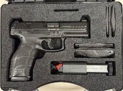 Heckler & Koch VP9 9mm 4.09” Barrel Optics Ready. 3x 17-round magazines. HK Night Sights. #12570 81000733