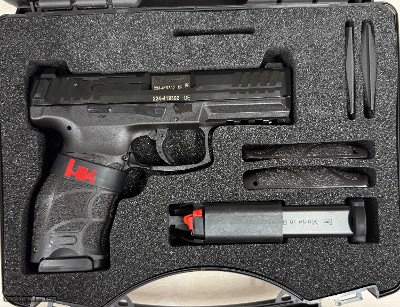 Heckler & Koch VP9 9mm 4.09” Barrel Optics Ready. 3x 17-round magazines. HK Night Sights. #19582 81000484