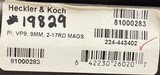 Heckler & Koch VP9 9mm 4.09” Barrel. 2x 17-round magazines. HK 3-Dot Sights. #19829 81000283 - 2 of 2