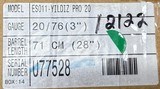 Yildiz Pro Star Game 20ga 28” Barrel. New in box with hard case and 5 chokes. - 5 of 5