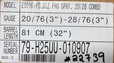 Yildiz Pro Star Scroll Engraved Sporting Combo 20/28ga 32” Barrel. New in case with 5 chokes for each gauge. - 6 of 6