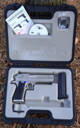 DESERT EAGLE .44 MAGNUM RESEARCH IWI SATIN NICKEL - 1 of 1