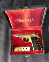 Rare VERCHROMT 1943 Walther PP w/ Waffenamt Proofs in Presentation Case