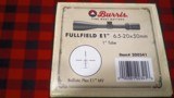 LNIB Burris Fullfield E1 6.5-20x50mm 1 inch rifle scope #200341 side focus - 3 of 3