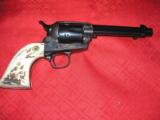 Colt SAA .45 Blue custom grips perfect condition 5.5