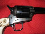Colt SAA .45 Blue custom grips perfect condition 5.5