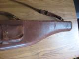  Leg-O-Mutton Hard Leather Shotgun Case, Patent December 17, 1907 - 3 of 4