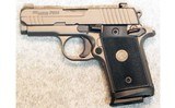 SIG Sauer ~ P938 Legion ~ 9 mm Luger. - 2 of 2