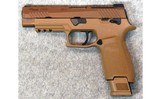 SIG Sauer ~ P320-M17 ~ 9 mm Luger. - 2 of 2