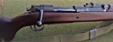 Remington 1903 Springfield post-war rebuild with excellent C-stock and absolutely mint bore and clear inspector cartouche w/ GI webb sling - 7 of 15