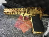 Magnum Research Desert Eagle 50AE Titanium Gold Tiger Stripe - 1 of 1