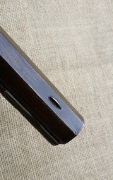 FINE ANTIQUE SOUTHERN FULLSTOCK BLACK POWDER RIFLE CURLY TIGER MAPLE PEWTER NOSE INLAY BEARDEN ATTRIB TENNESSEE KENTUCKY LONGRIFLE MUZZLELOADER - 14 of 15