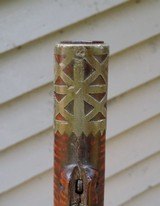 FINE ANTIQUE SOUTHERN FULLSTOCK BLACK POWDER RIFLE CURLY TIGER MAPLE PEWTER NOSE INLAY BEARDEN ATTRIB TENNESSEE KENTUCKY LONGRIFLE MUZZLELOADER - 5 of 15