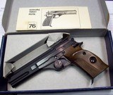 Beretta Model 76W TARGET pistol . 22 Cal. - 3 of 5