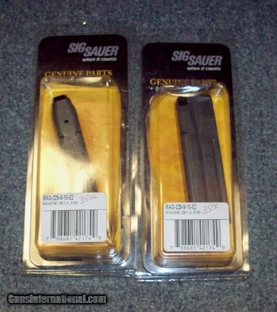 Sig Sauer mag. model 229-9-15-E2