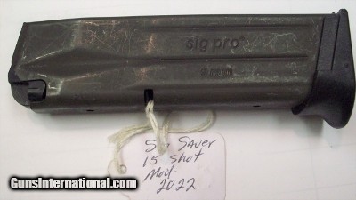 Sig Pro Model 2022
15 shot mag,