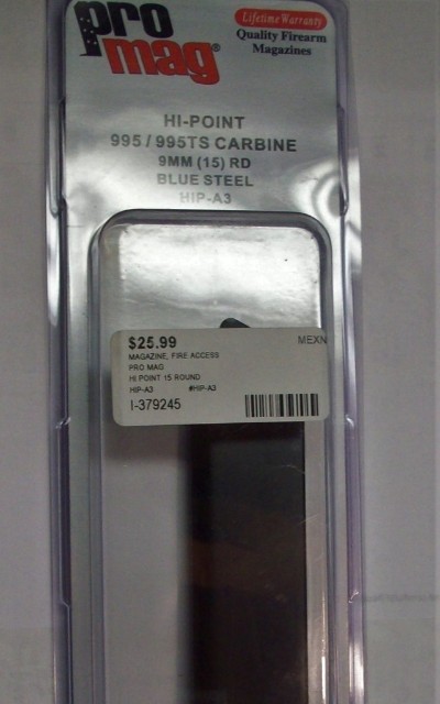Hi Point
995 mag.