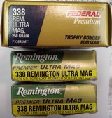 Federal & Remington 338 Rem Ultra Mag Ammo - 1 of 1