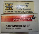 Winchester 348Cal. 200 grain SILVERTIP - 1 of 2