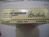 7mm Weatherby MAGNUM Ammo - 2 of 6