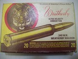 .340 Weatherby MAGNUM Ammo - 1 of 3