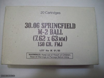 Springfield
30.06 M-2 Ball