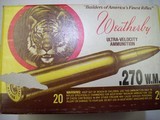 Weatherby .270 Magnum Ammo - 2 of 2